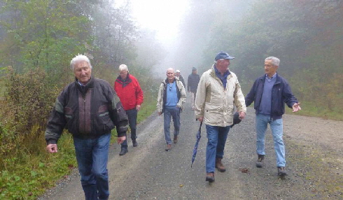 Wanderung im Nebel